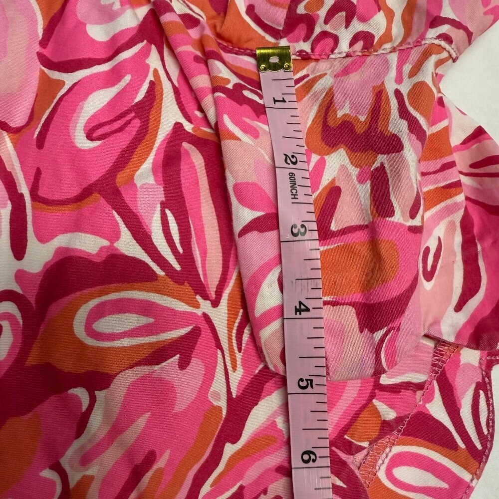 Lilly Pulitzer Buttercup Shorts 8 Mango Salsa‎ Scallop Hem Cotton EUC - Picture 6 of 9